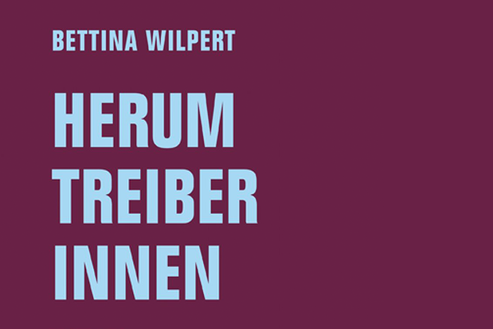 Violettes Buchcover des Romans "Herumtreiberinnen" von Bettina Wilpert